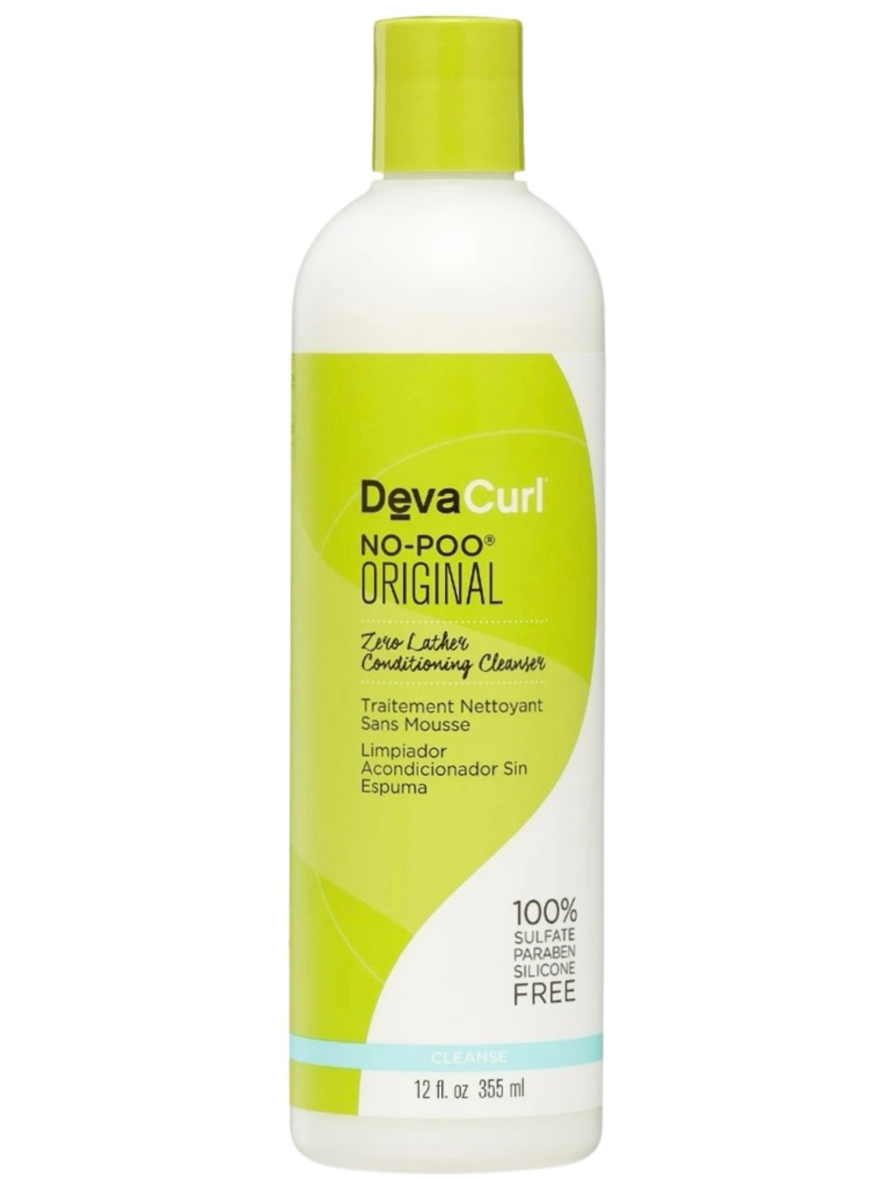 DevaCurl No-Poo Original Zero Lathering Conditioning Cleanser 12oz